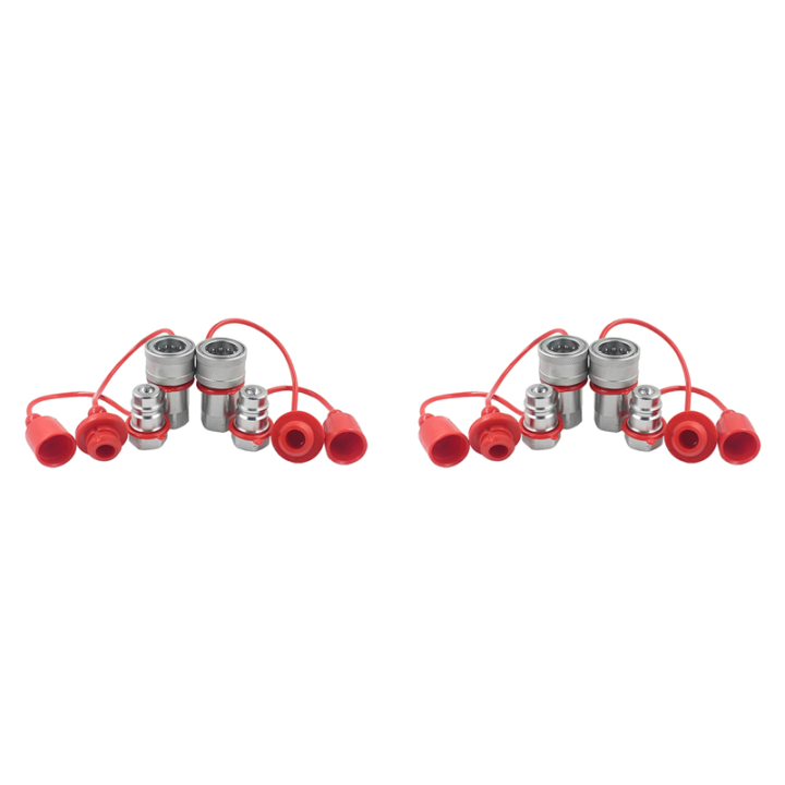 Cluellp-4x -S4-04 1/2inch NPT ISO5675 Hydraulic Quick Connect Tractor Hydraulic Coupler Agricultural Quick Disconnect