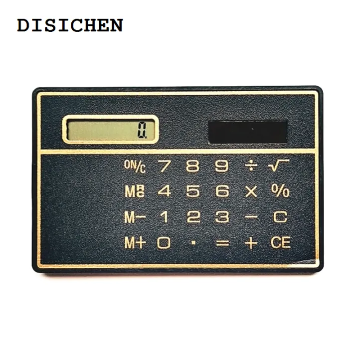 DISICHEN%20Profesional%20Mini%20Solar%20Powered%20Calculator%208%20Digit%20Basic%20Standard%20Calculator,%208.5x5.3cm%20-%20Image%208