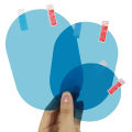 2 Pcs Car Rearview Mirror Protective Film Anti Fog Window Clear Rainproof Rear View Mirror Protective Soft Film Auto Accessories. 