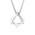 ANX Stainless Geometric Pendant Silver Stainless Pendant / Designs Available / Metal Locket For Men | Fashion Pendent For Men. 