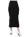 Traditional Full Elastic Saree Shapewear Petticoat Color Black. 