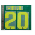 22-23 Real Madrid Erke Adult A+ 20#VINI JR Jersey No. Letters Hot Drawing Number Heat Transfer Print. 