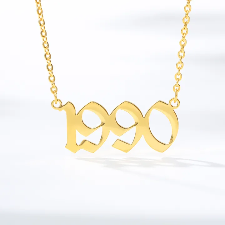 %E3%80%90Hongtai%20Store%E3%80%91Old%20English%20Font%20Year%20Necklaces%20For%20Wo%20%20Rose%20Gold%20Silver%20Color%20Steel%20Chain%20Male%20Pendant%20Necklace%20Jewelry%20-%20Image%203