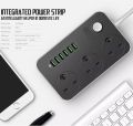 3.4A Power Socket With 3AC + 6USB Charger Power Socket Plug Extension. 