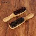 Sutuiying Bamboo Hair Brush Natural Boar Bristle Barber's Hairdressing DIY Styling Supplies Smoothing Detangle Comb for Wet Dry Hair. 