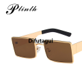 Difutagui Original [ New ] Large Square Frame Sunglasses 2021 Hong Kong Style New Fashion Vintage Sunglasses TikTok Hip Hop Disco Sun Glasses. 