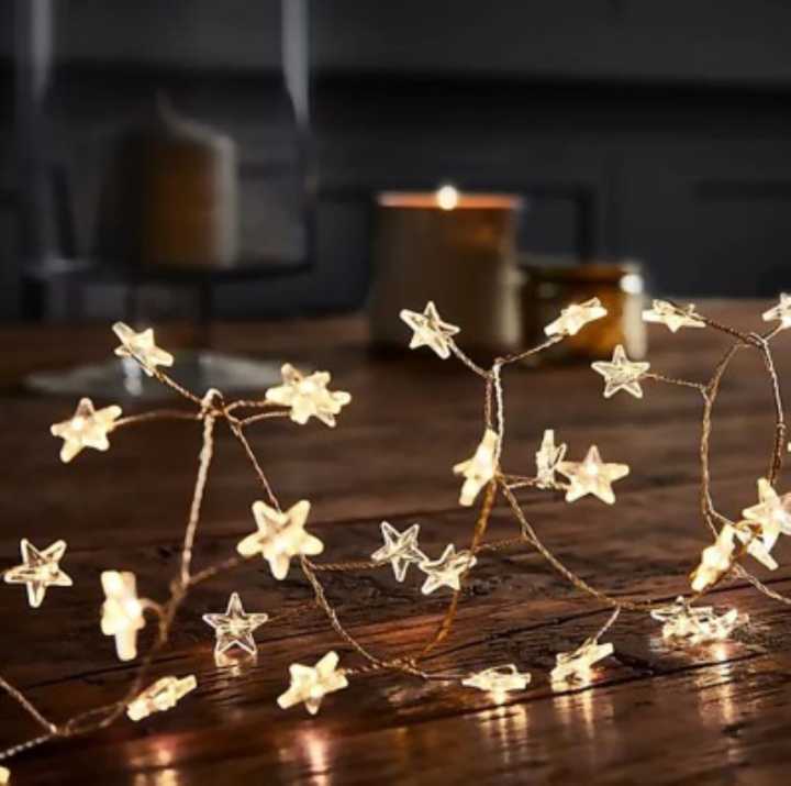 50 Mini Star Led 5 Meter Water Proof Starry Lights Warm White Wine ...