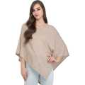Free Size Plain Cashmere/pashmina Poncho from Made In Nepal. 