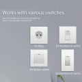 Mini 16A Smart Wireless WIFI Switch 2.4GHz, 16A, AC100-240V, Remote Control Module (Compatible with Alexa, Google home and Tuya, Smart life app, White,) retrofit smart switch.. 