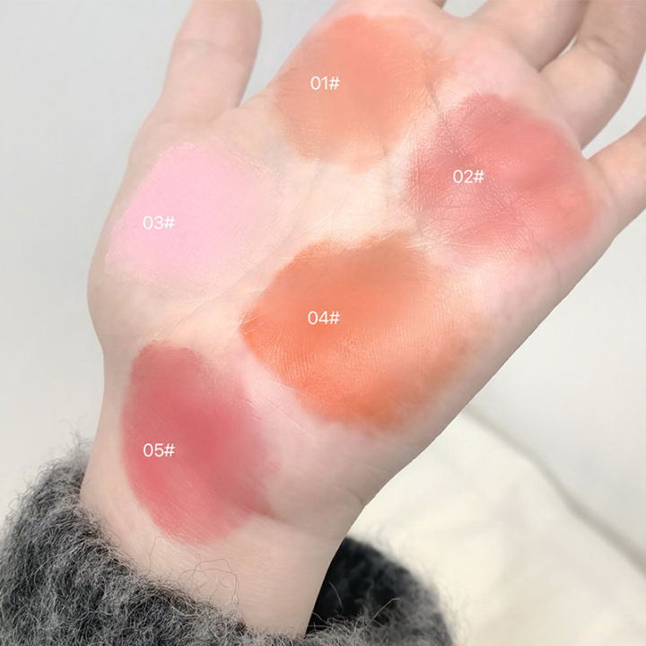 Yuanyan%205%20Colors%20Face%20Blusher%20Natural%20Cheek%20Tint%20Brighten%20Face%20Waterproof%20Face%20Contouring%20Cosmetics%20Blush%20Powder%20Soft%20Female%20Makeup%20-%20Image%206