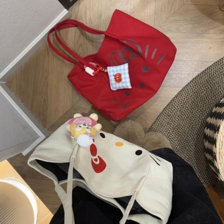 Cute%20Cartoon%20Kitty%20Tote%20Bag%20Large%20Capacity%20Canvas%20Shoulder%20Bag%20Lightweight%20Solid%20Color%20Travel%20Printed%20Handbag%20-%20Image%207