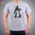 Binay Embroidery Grey Anime Printed (Unisex) T-Shirt For Men & Women - Fashion | T-Shirts | Unisex | Upper Wear |. 