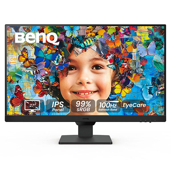 Benq GW2790 I 27 inch 100Hz 99% sRGB Eye-Care Home Office Monitor & DP Cable Free