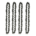 JAERBEE 8Pcs Mini Chainsaw Chain 4 Inch Guide Saw Chain 1/4 LP Pitch, 28 Sections for Electric Protable Handheld Chain Saw. 