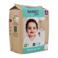 Bambo Nature Baby Diapers Size 4 L (7–14 kg) – 24 pcs (Pack of 2) Tape Style | Eco-Friendly, Soft & Sensitive Skin Safe Diapers. 