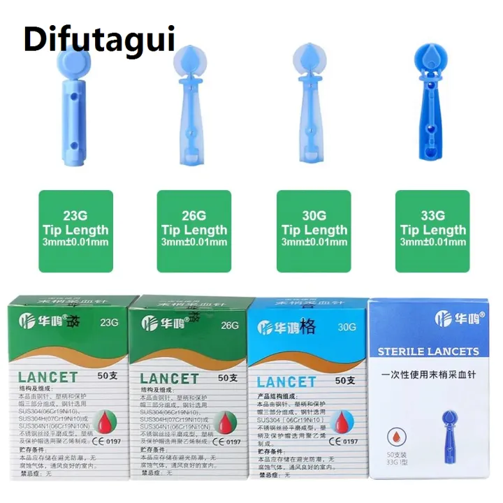Difutagui%20High%20Quality%20100pcs%2023/26/28/30/33G%20Lancet%20Pen%20Adjustable%20Depth%20Blood%20Sampling%20Glucose%20Test%20Pen%20Lancing%20Device%20for%20Diabetics%20Blood%20Collect%20-%20Image%204