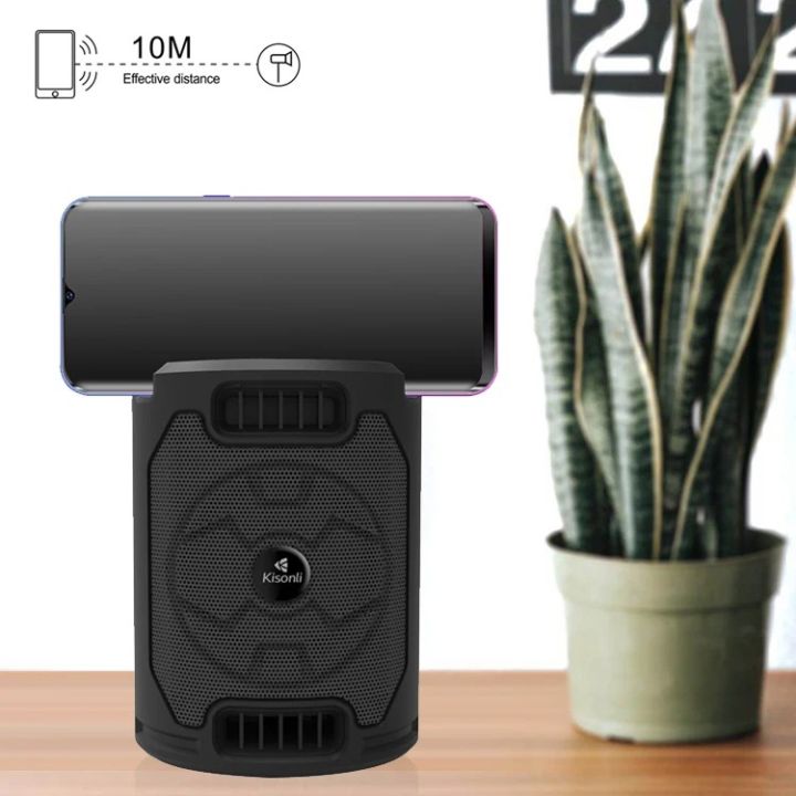 Kisonli Q2 Mini Portable Wireless Bluetooth Speaker with USB AUX TF FM ...