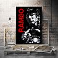 Study room wall decoration HD quality poster movie Rambo first drop of blood white paper poster wall art painting from. 