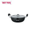 BETTER Hard Anodised Kadhai With Stainless Steel Lid 24 Cm. 