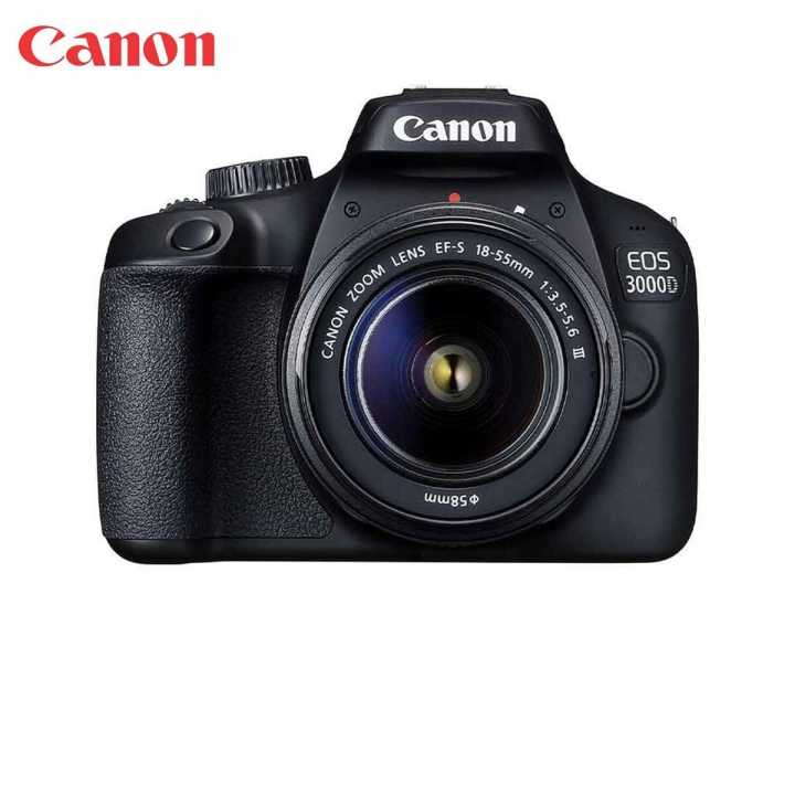 Canon EOS 3000D 18.0 MP DSLR Camera With EF-S 18-55mm IS (16 Gb Card )- Black