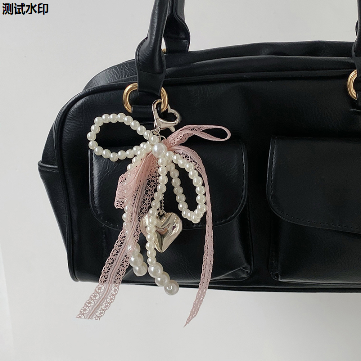 Country%20Y2K%20Beauty%20Car%20Keychain%20Han%20Sweet%20Pearl%20Bow%20Ladies%20Keychain%202025%E6%96%B0%E5%93%81%EF%BC%8CJinnikaiji%20Heart%20Shaped%20Lace%20Pendant%20Bag%20Pendant%20Accessories%202025%20New%20Gifts%20-%20Image%204