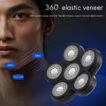 fasdaga 2x Men's Electric Shaver Heads Electric Blade Replacement 6 Blades Shaver Replacement Bald As Shown. 