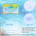 Baby Water Play Mat for Infants and Toddlers Baby Toys for 3 to 24 Months, Strengthen Your Baby's Muscles, Portable. 