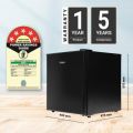 Haier 50 L 5 Star Mini  Bar Single Door Refrigerator (HRD-55KS, Black Steel). 
