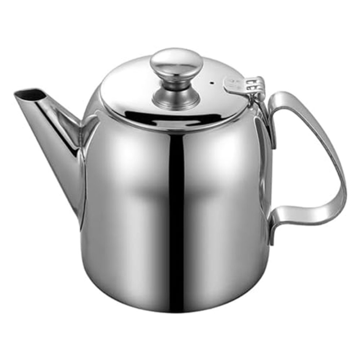 Stainless Steel Teapot Tea Kettle 20 Oz with Short Straight Spout Cold