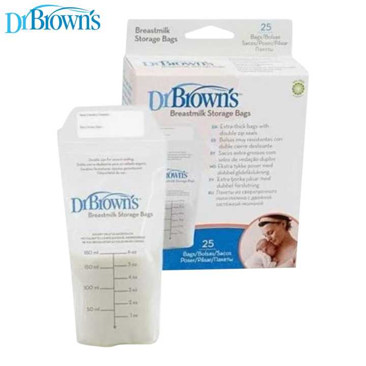 Dr. Brown's S4005-It Breastmilk Storage Bag (6 Oz / 180 Ml) - 25-Pack