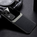 Vantime for vivo V30 5G Hybrid Slim Matte Case PU Leather Mirror Back Shockproof Cover. 