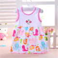 Infant Baby Girl Dress Cotton Regular Sleeveless Dresses Casual Clothing 0-24 M Guka. 
