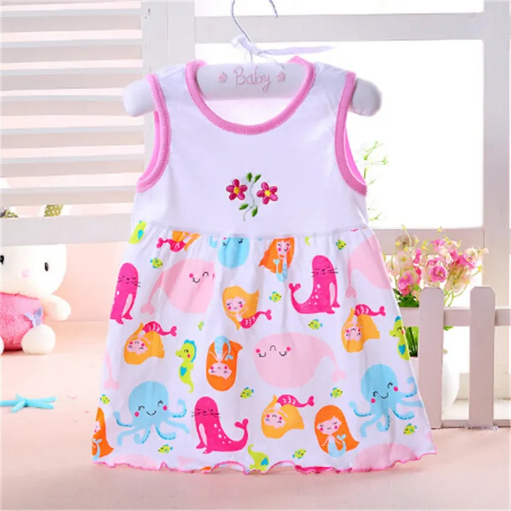 Infant%20Baby%20Girl%20Dress%20Cotton%20Regular%20Sleeveless%20Dresses%20Casual%20Clothing%200-24%20M%20Guka%20-%20Image%203
