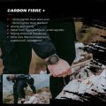 NORTH EDGE ALPS Digital Carbon Fiber Sports Ultra Light Outdoor Compass Waterproof 50M Watch Men's Watch. 