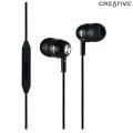 Black Creative Ep-600M In-Ear Earphone With Mic. 