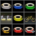 1cmx8m Universal Bike Reflective Stickers Bicycle Fluorescent Protective MTB Cycling Tape Adhesive Night Riding Safety Equipment Motorcycle Car Accessories. 