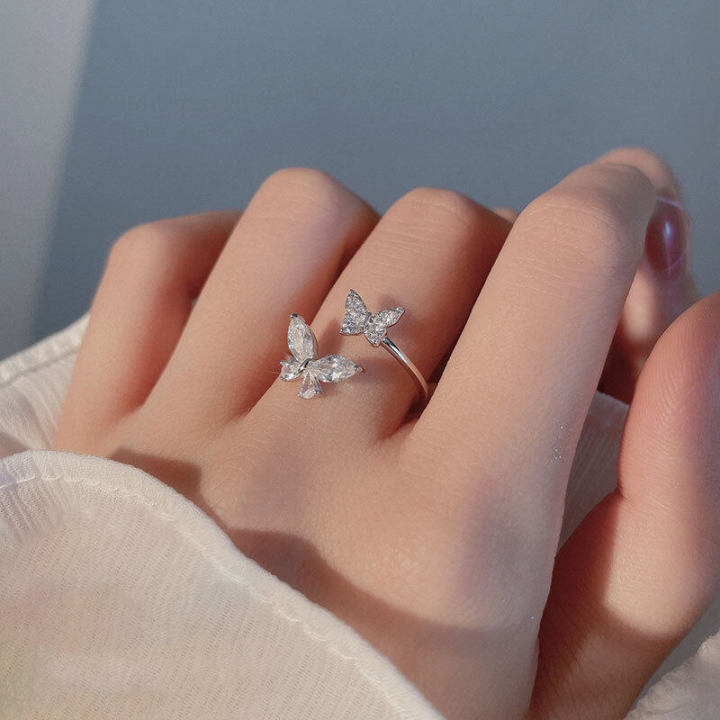 Shiny%20Cute%20Crystal%20Butterfly%20Zircon%20Rings%20For%20Women%20Girls%20Korean%20Minimalist%20Wedding%20Ring%20Adjustable%20Silver%20Color%20Ring%20Jewelry%20-%20Image%202