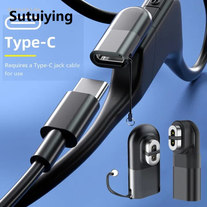 Sutuiying%20Fashion%20Anrushide%20For%20AfterShokz%20OpenRun%20Pro%20AS810%20Charger%20Adapter%20Bone%20Conduction%20Fashion%20Headphone%20Magnetic%20Charging%20Adapter%20Type%20C/IOS%20Fast%20Charger%20-%20Image%203