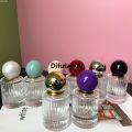 Difutagui Bottle Portable Glass Spray Round Cap Perfume Bottle Fashion Vertical Profesional Profesional Strip Toilet Bottle 30/50ml High-end makeup for daily use. 