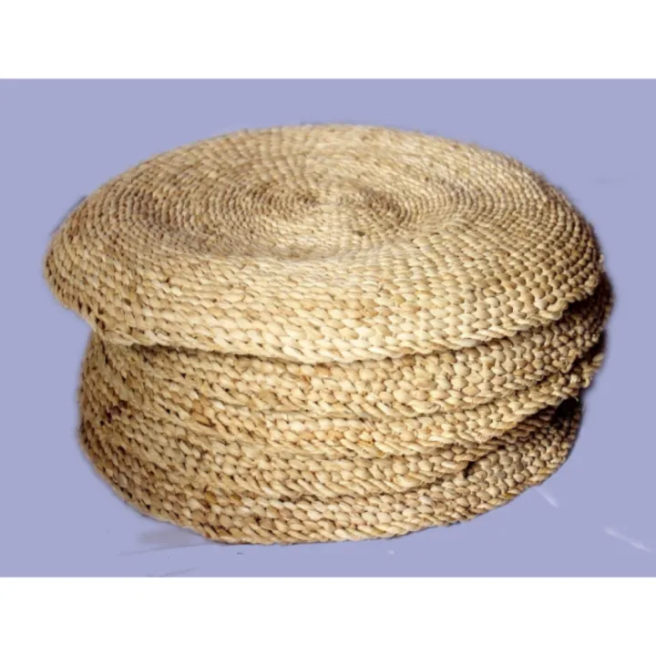 Authentic%20Nepali%20Handmade%20Corn%20Husk%20Chakati%20Sitting%20Mat%20Mats%20Placemats%20Placemat%20Round%20Tight%20Knots%20Extra%202%20Thick%20-%20Image%202
