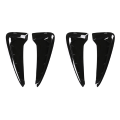 JINMY 2X Car Side Wing Air Flow Grille Intake Vent Trim for X5 F15 2014-2018 Decoration Accessories. 