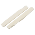 ARELENE 6 String Acoustic Bone Bridge Guitar Slotted Saddle Guitar Parts(Pack of 10). 
