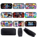 New Polyester Roblox Pen Boxes Single Layer Storage Cartoon Pen Case Printing Pencil Case Bag Kids Students. 