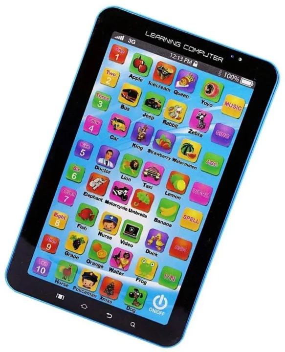 P1000%20Kids%20Educational%20Learning%20Tablet%20Computer%20Multicolour%20-%20Image%203