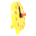 Wurrpopy-4pcs 4 Inch Student Learning Clock Time Model Teacher Gear Clock 12/24 Hour School Learning Tools. 