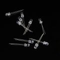 10Pcs 5Mm IR LED Infrared Light Emitting Diode & 100Pcs 5Mm Round Purple Uv Led Diode Led Light Lamp Purple Color. 