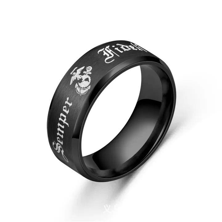 Sale%E3%80%91Wish%20Jewelry%20Trendy%20Personality%20Semper%20fidelis%20Ring%20Stainless%20Steel%20Ring%20-%20Image%202
