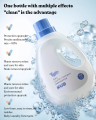 KUB Baby 1300ml + 500ml Baby Laundry Liquid & Refill Combo Pack. 