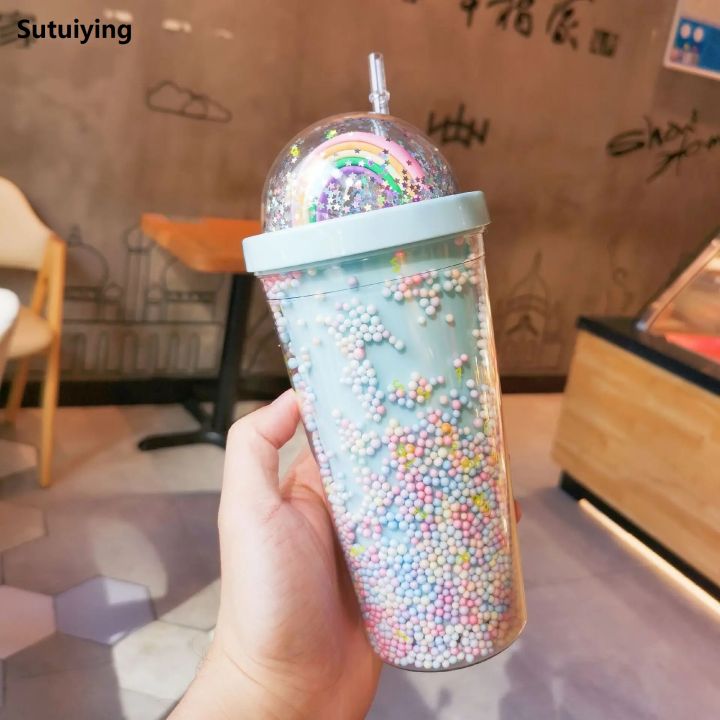 Sutuiying%20Portable%20Special%20Offer%20Cartoon%20Cute%20Rainbow%20Cup%20with%20Straw%20Double%20Plastic%20BPA%20Free%20Woman%20Girl%20Water%20Bottle%20for%20Juice%20Milk%20Coffee%20500ml%20Drinking%20Tumbler%20-%20Image%207