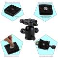 Mjack? ZM-03 Photography Tripod Ball Head Ballhead+Quick Release Plate Pro Camera Tripod. 